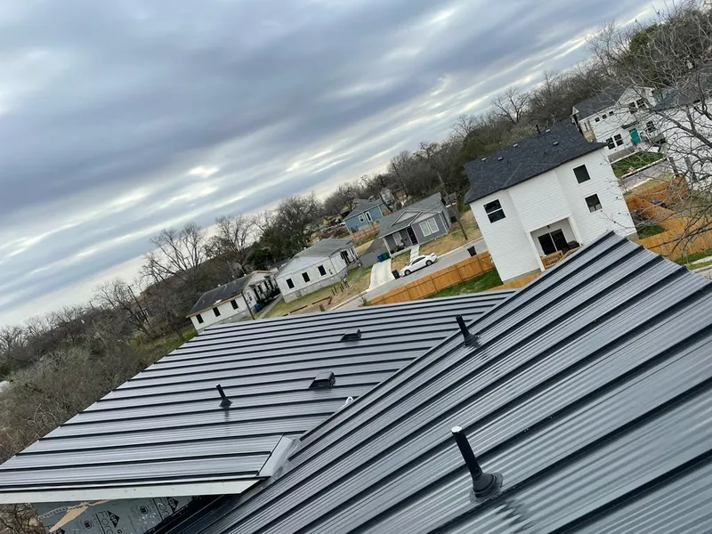 Standing seam metal roof panels with vents for Skylight Repair in Tuskegee